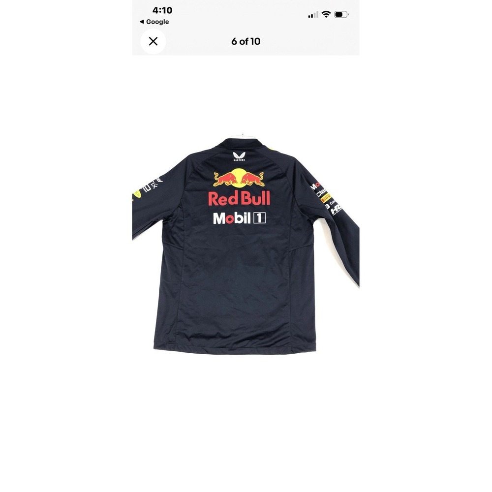 NEW! Castore Red Bull Racing Official Team Soft Shell Jacket Full Zip Up XL - Picture 4 of 16